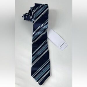 Paul smith NEW silk tie Blue Striped